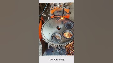 Manufacturing process of rear sprocket #wheel #machinery #production #goodtools #smartwork #short