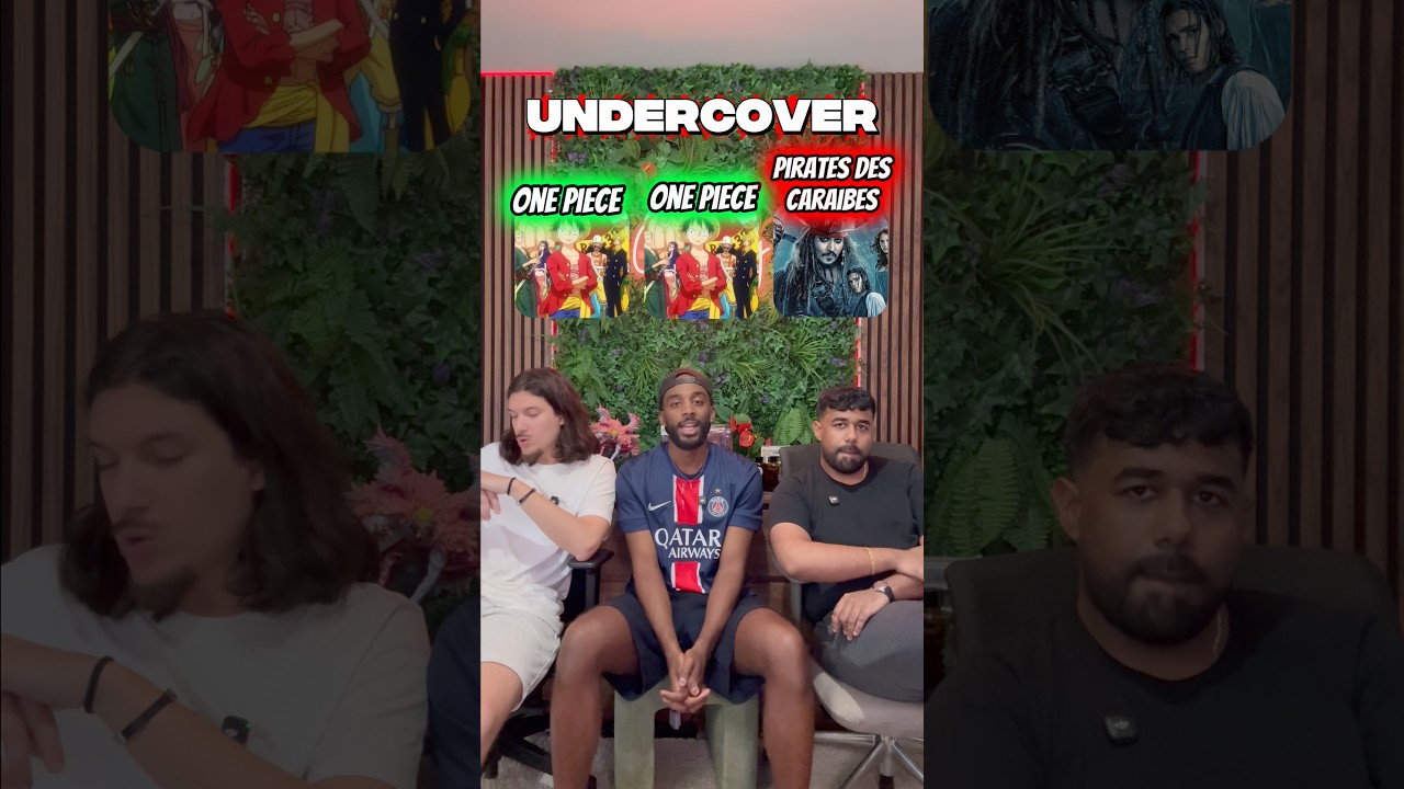 Undercover spécial Animé / Manga ! 🤯🔥 One Piece vs Pirates des Caraïbes #onepiece #anime #manga