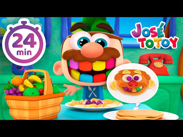 Stories for kids - 24 Minutes Jose Comelon Stories!!! Learning soft skills - Full Episodes class=