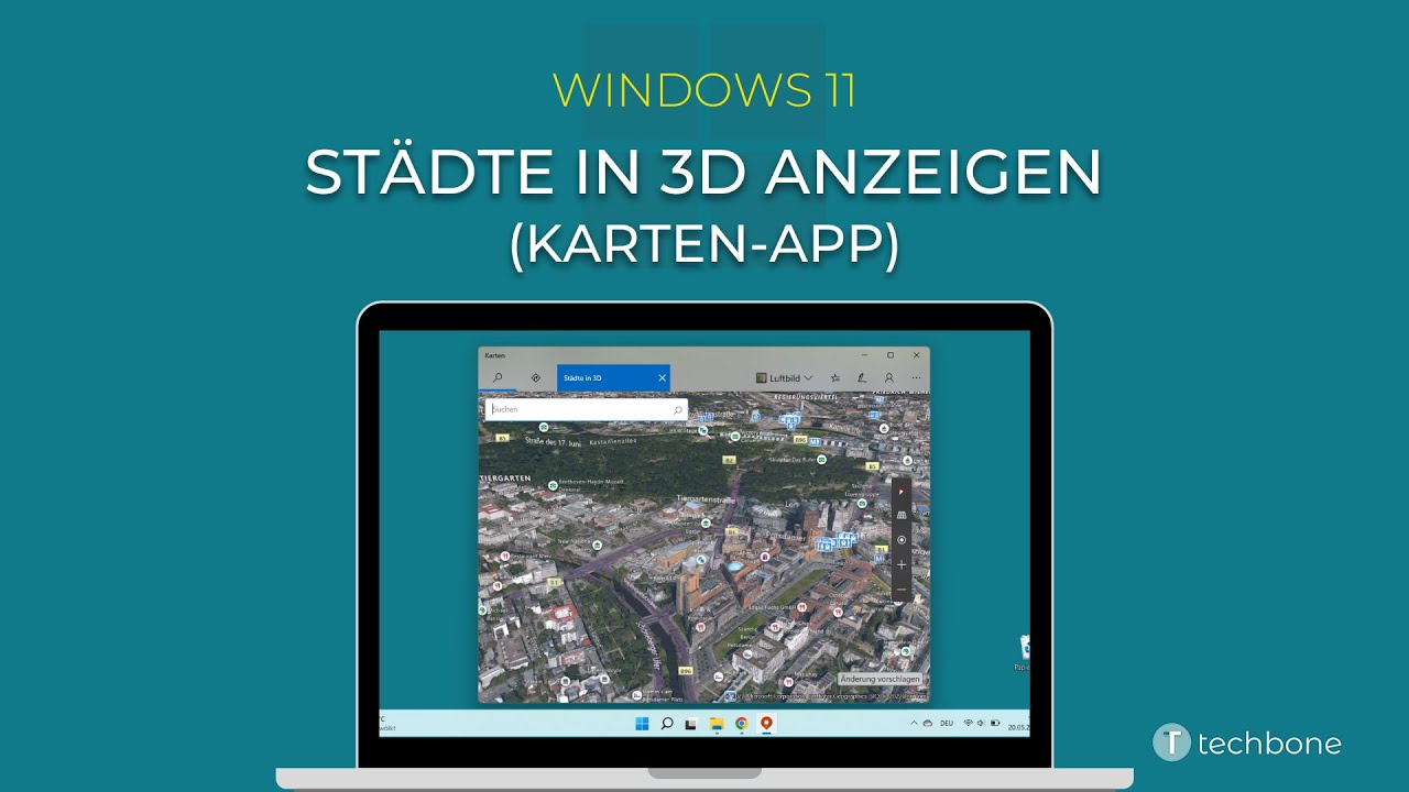 3D-Städte in der Karten-App anzeigen [Windows 11] - YouTube