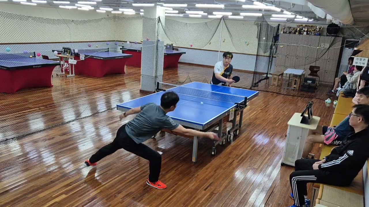 수지삼성탁구클럽 제 1013회 금요리그 [ 김영복(1) vs 정상민(4) ]