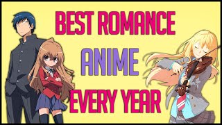 Best Romance Anime every year