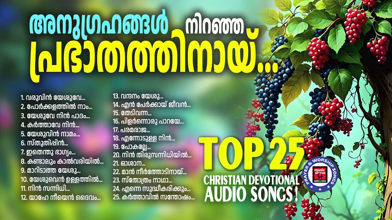 അനുഗ്രഹങ്ങൾ നിറഞ്ഞ പ്രഭാതത്തിനായി | Kester | Parise and Worship Songs Malayalam