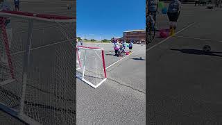 Sully at his school for his fun day! He loves rolling balls!!