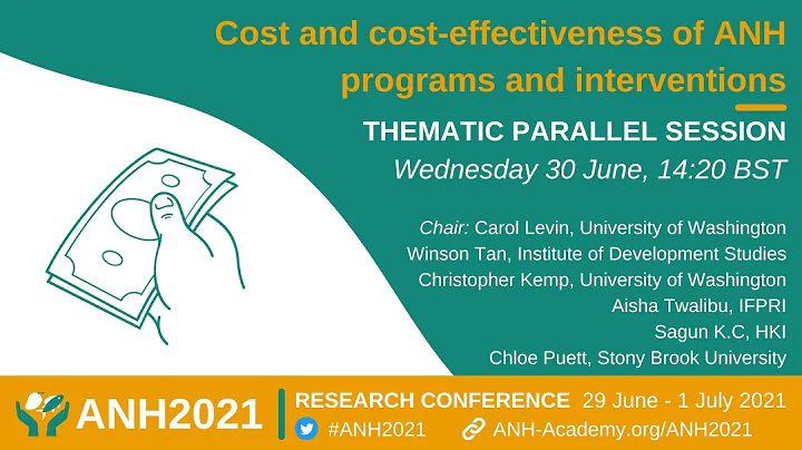 ANH2021: Cost and cost-effectiveness of ANH programs and interventions