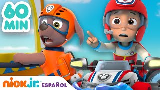 ¡UNA HORA de rescated de la Patrulla Canina en la playa! | Nick Jr. en Español