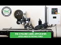 THC Cyclone Label Applicator for pre roll tubes