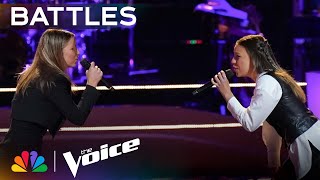 Grace-Miller Moody & Tori Templet's Dynamic Duet of "Use Somebody" | The Voice Battles | NBC