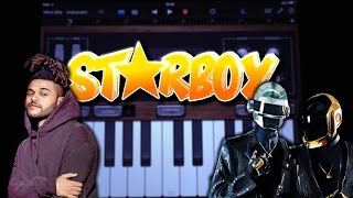 The Weeknd - Starboy ft. Daft Punk (GARAGEBAND TUTORIAL) screenshot 4