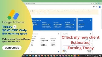 Check my Clients Earning report | Google AdSense loading method 2023