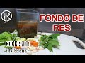 FONDO DE RES / FONDO OSCURO / FONDO DE TERNERA/ COMO HACER UN FONDO OSCURO/  CHEF JUAN RODRIGUEZ