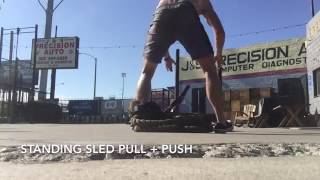 Movement Demo: Standing Sled Pull & Push
