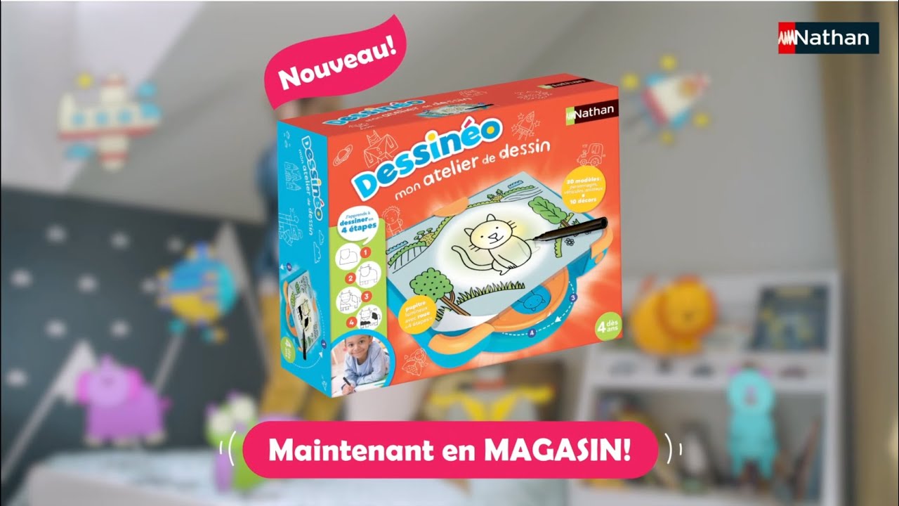 Promo Nathan dessinéo mon atelier de dessin chez JouéClub