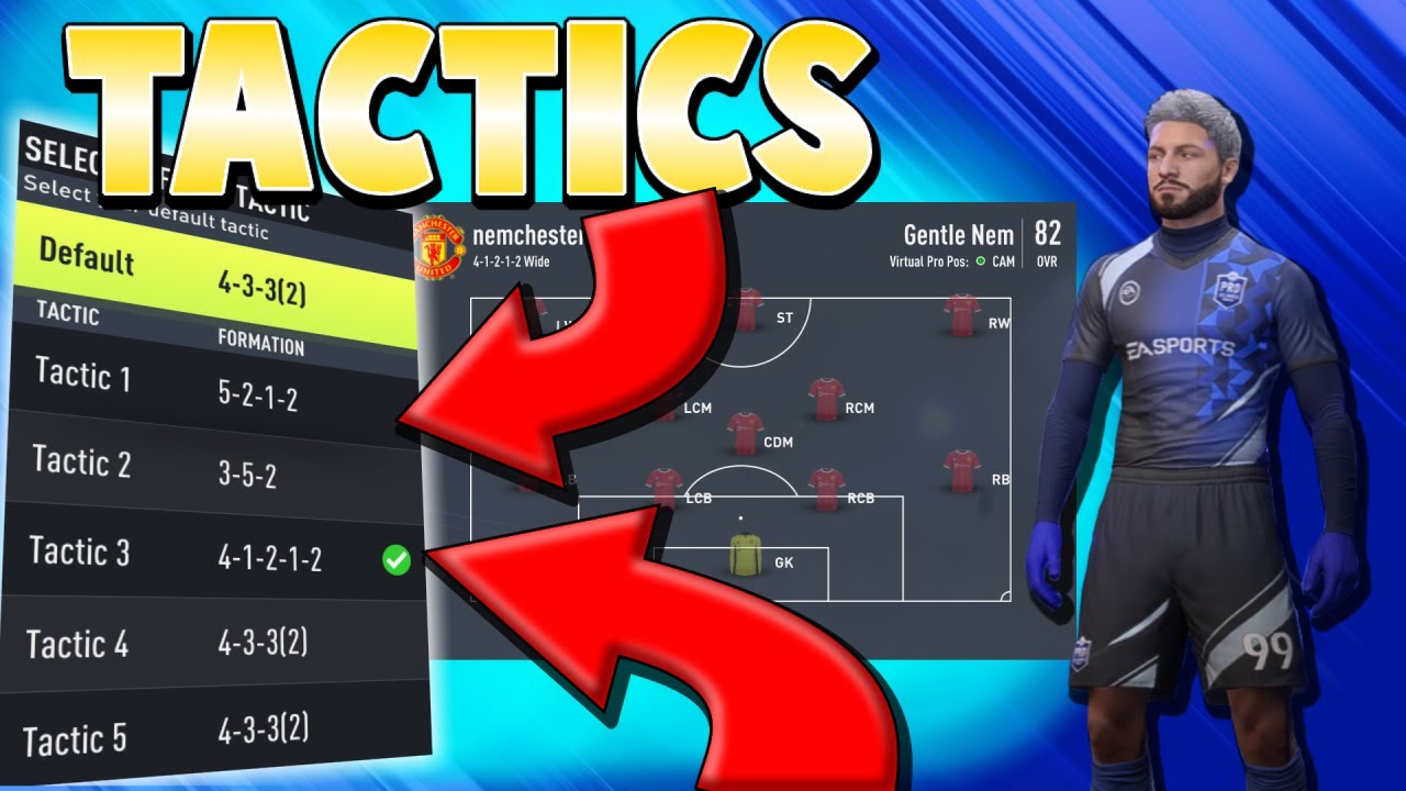 FIFA 22 BEST CUSTOM TACTICS Pro Clubs YouTube