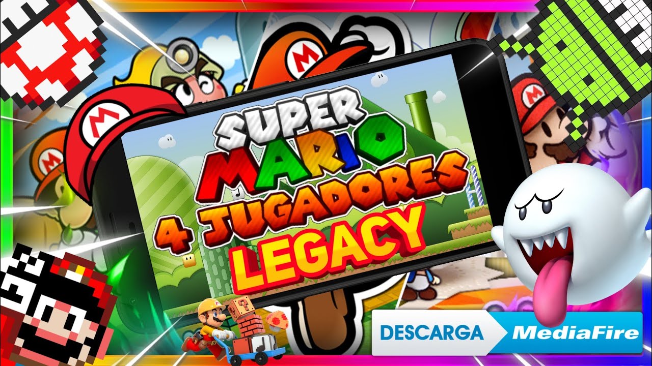 Super Mario 4 Jugadores Legacy SM4J Legacy 2.0.5 para Android YouTube