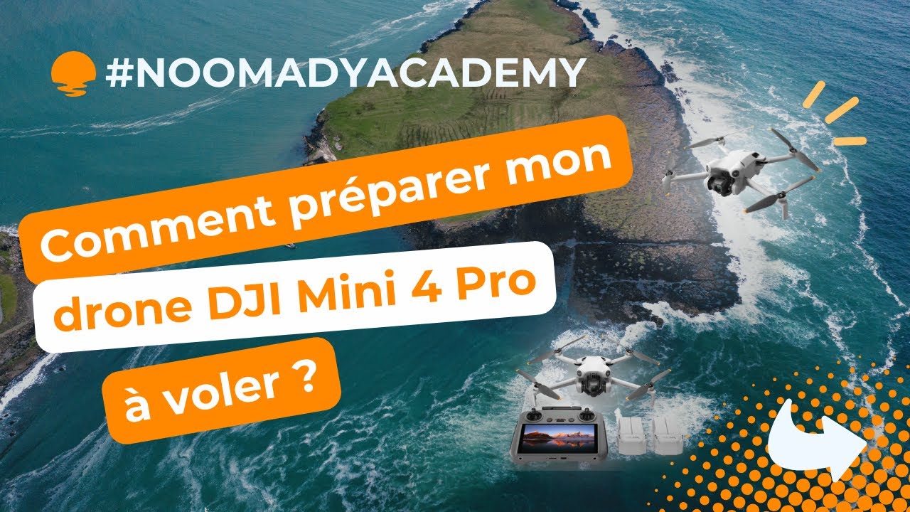 Comment allumer, monter et éteindre son Drone DJI Mini 4 Pro ? 🚁​