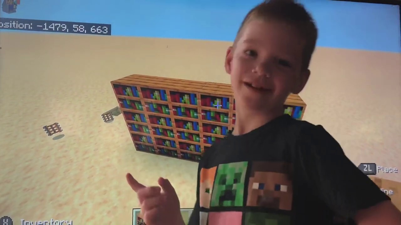 How To Make A Working Bookshelf In Minecraft