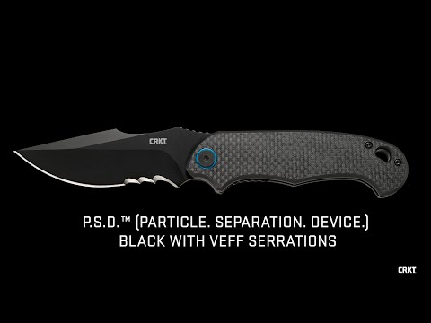 CRKT P.S.D.™ (PARTICLE. SEPARATION. DEVICE.) BLACKOUT | Jim Hammond Design