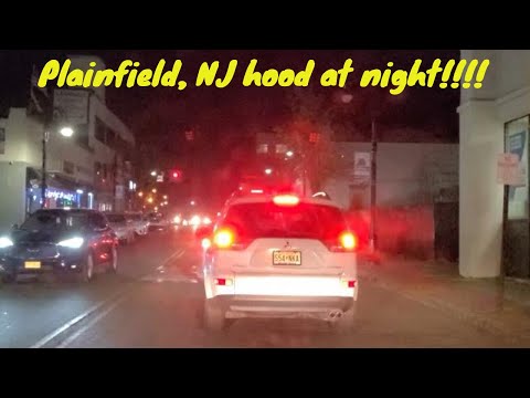 Plainfield, NJ hood at night!!! Travel