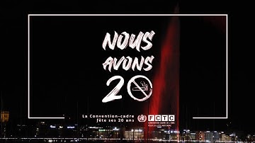 Célébration du 20ᵉ anniversaire de la Convention-cadre de l’OMS pour la lutte antitabac