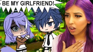Falling In LOVE With A BEGGAR! | Gacha Life Mini Movie Reaction