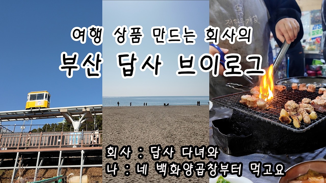 [부산 Vlog] 답사인가 먹방인가 | 백화양곱창 · 수변최고돼지국밥 · 일미밀면