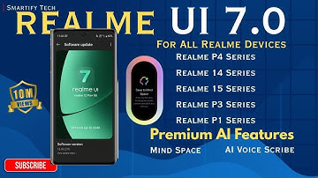 Realme UI 7 Update For All Realme Devices. AI Premium Features