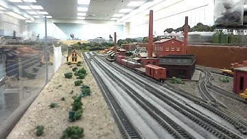 Life-Like Walthers 2-8-8-2 Norfolk & Western Coal Train on my Club