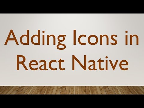 Adding Icons in React Native
