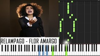 Relampago - Flor Amargo PIANO TUTORIAL