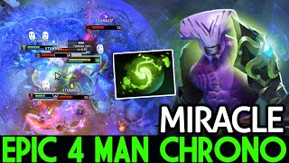 MIRACLE [Faceless Void] 4 Man Chrono Comeback Hard Game Dota 2