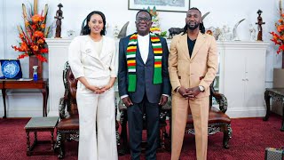 Passion Java and Wife Lilli Java private meeting with President Munangagwa.