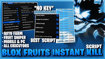 Blox Fruits Script *NO KEY* - Auto Farm, Fruit Sniper, Dragon Fruit Esp, Instant Kill & More! 🗡️❄️
