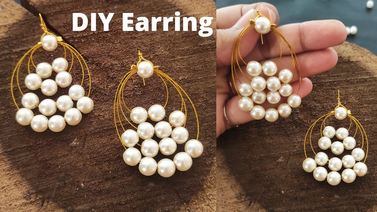How to Make Beaded Earring // Jewellery Making Tutorial //