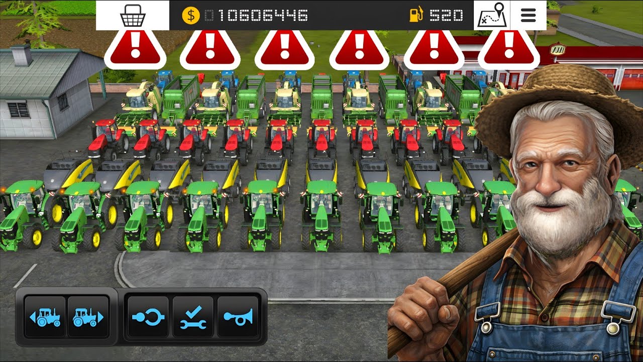 Fs 16 Many Tractors & Harvester Unlock 🔓! Farming Simulator 16 Unlimited Money Gameplay | Fs16 