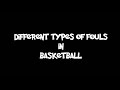 Types of Fouls in Basketball