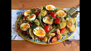 French Style Potato Salad | Fresh and super easy summer side dish