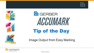 AccuMark Tip of the Day - Image Output from Easy Marking