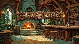 Authentic Irish Folk Music Tavern Atmosphere | Cozy Pub Vibes