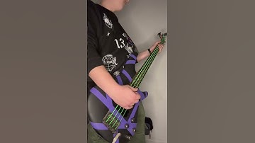 Neon strings! #bass #bassist #neonstrings