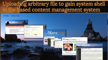 Mara CMS Exploit for Arbitrary File Upload | CVE-2020-25042