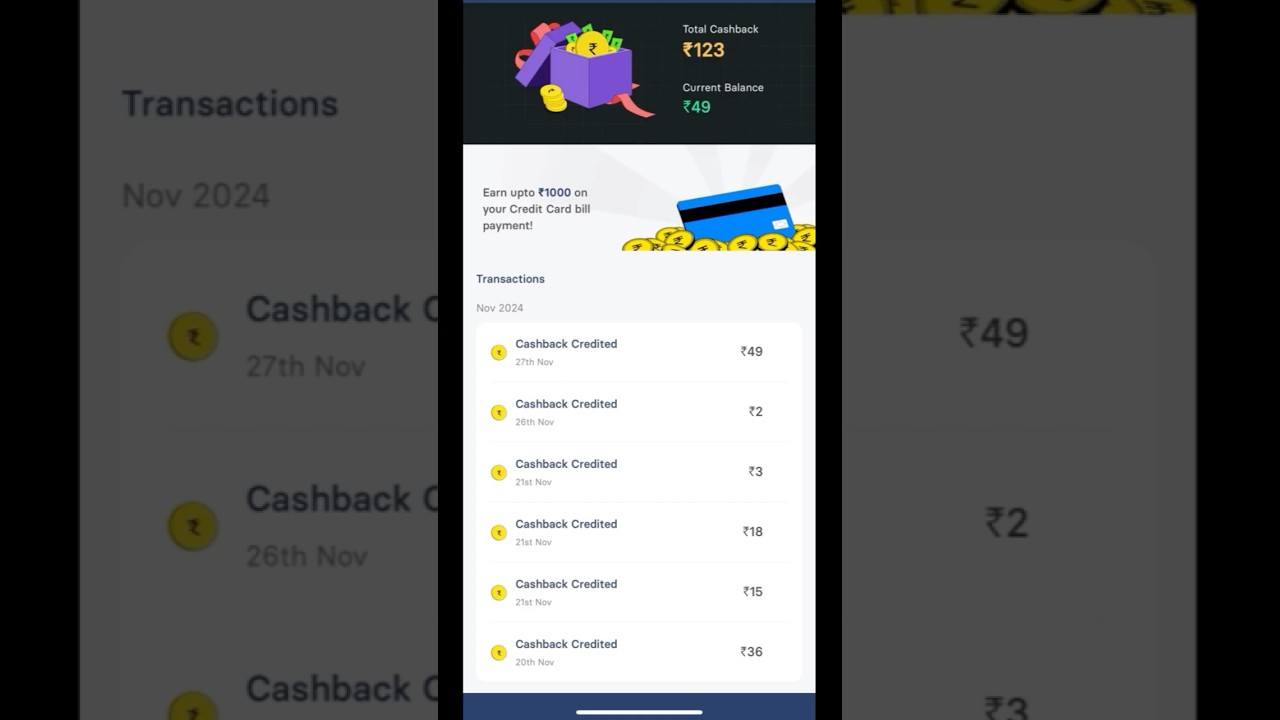 Best CashBack Offer on Credit Card Bill Payments || 