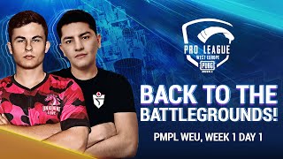 [EN] 2021 PMPL WEU W1D1 | S2 | PUBG MOBILE Pro League 2021