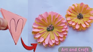 DIY Paper Flower Making || Paper Craft || Origami Flower.