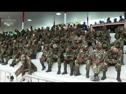 RAIS DKT SAMIA AKITUNUKU KAMISHENI KWA MAAFISA WANAFUNZI WA JWTZ MONDULI