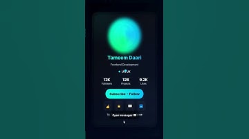 Build a Modern Profile Card — Subscribe Button + Animation (HTML/CSS/JS)  #css #html #subscribe #js