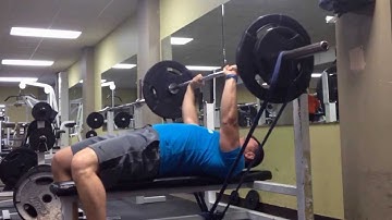 jan 11 2014 dynamic effort upper body speed bench with #3 bands