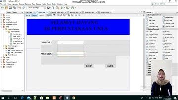 APLIKASI Perpustakaan Java Netbeans.