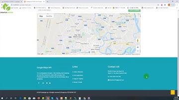 How to codeigniter crud with google maps API