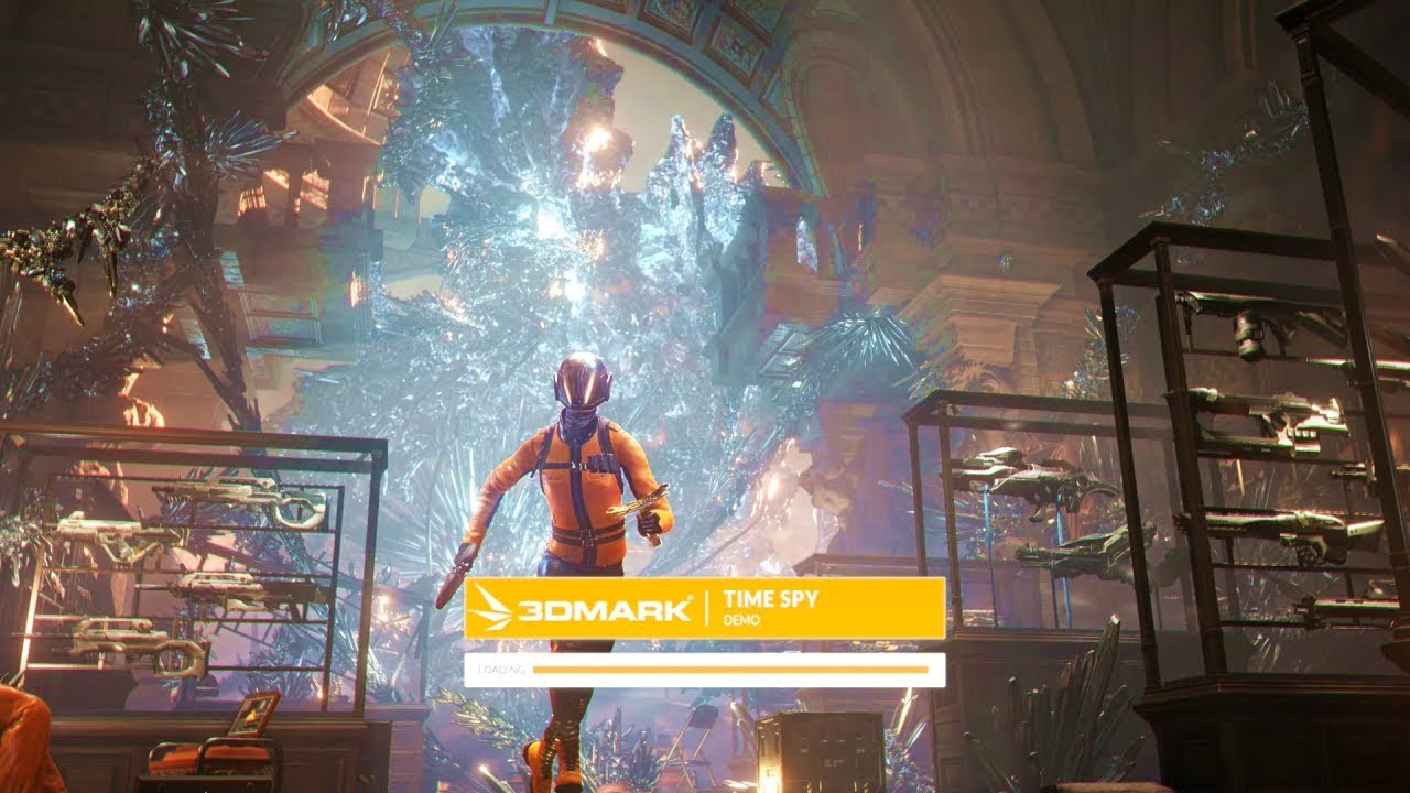 [例のグラボ] Time Spy - 3DMark - 外部録画 [RX580化後] - YouTube